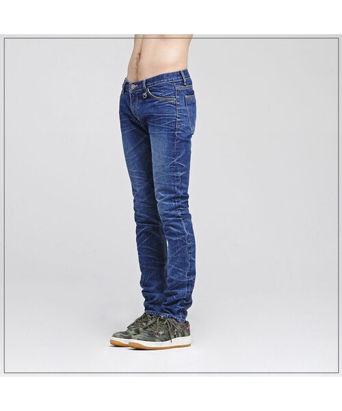 ROMANTIC CROWN（ロマンティッククラウン）の「FRIDAY TRIPLE WASHING JEANS_BLUE（その他・メンズ・기타）」の5枚目の写真