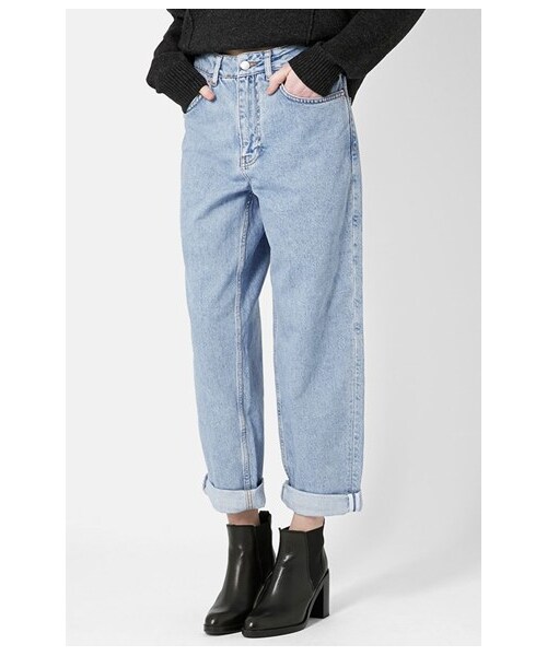 TOPSHOP（トップショップ）の「TOPSHOP Boutique Vintage Boyfriend Jeans (Blue)（デニムパンツ・レディース・Blue・Regular 2 (0 US)/Regular 10 (10-12 US)/Regular 4 (0-2 US)/Regular 8 (6-8 US)/Regular 6 (2-4 US)）」の3枚目の写真