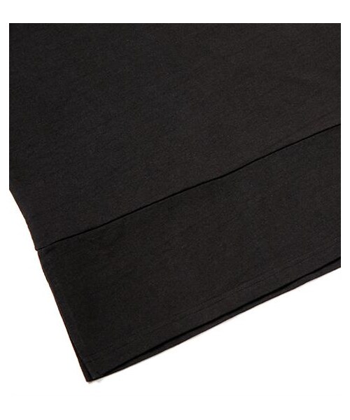 plain-me（プレインミー）の「重磅厚棉拼接長版T（その他・メンズ・深藍/黑・S/M）」の6枚目の写真