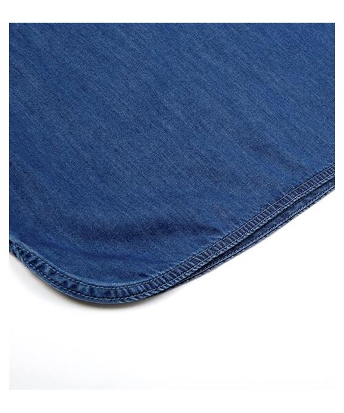 plain-me(プレインミー)の「丹寧鬆身剪裁套頭上衣(その他・メンズ・深藍・S/M/L)」の3枚目の写真