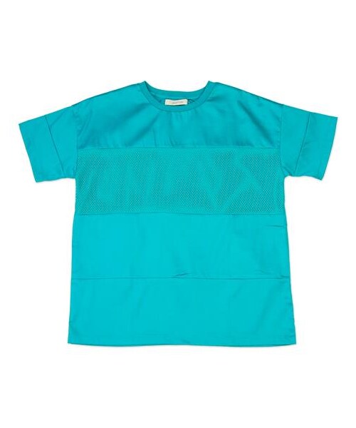 plain-me（プレインミー）の「網眼拼接鬆身剪裁短T（その他・メンズ・白/綠/橘・S/M）」の5枚目の写真