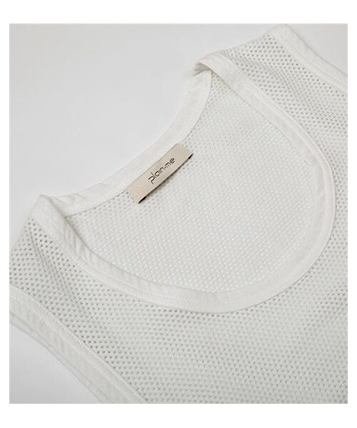 plain-me(プレインミー)の「網眼百搭長版背心(その他・メンズ・白/黑/藍・S/M)」の5枚目の写真