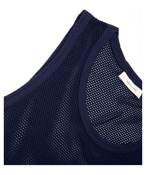 plain-me(プレインミー)の「網眼百搭長版背心(その他・メンズ・白/黑/藍・S/M)」の11枚目の写真