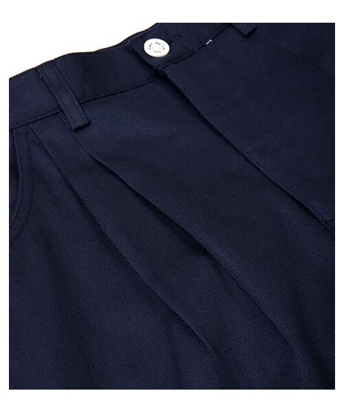 plain-me(プレインミー)の「斜紋鬆身風格九分褲(パンツ・メンズ・白/深藍・S/M/L)」の9枚目の写真