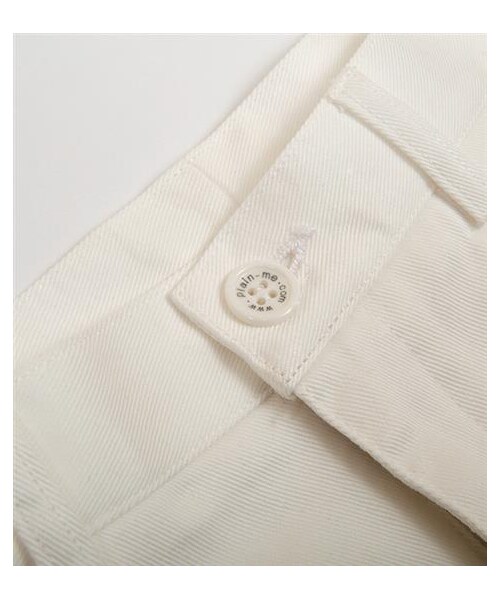 plain-me(プレインミー)の「斜紋鬆身風格九分褲(パンツ・メンズ・白/深藍・S/M/L)」の4枚目の写真