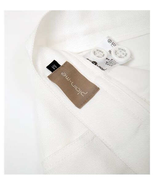 plain-me(プレインミー)の「斜紋鬆身風格九分褲(パンツ・メンズ・白/深藍・S/M/L)」の7枚目の写真