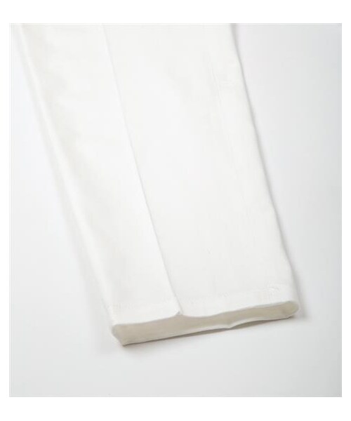 plain-me(プレインミー)の「斜紋鬆身風格九分褲(パンツ・メンズ・白/深藍・S/M/L)」の5枚目の写真