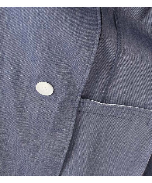 laboratory work（ラボラトリーワーク）の「デニムダブルテーラードジャケット（ジャケット/アウター・レディース・ホワイト/サックス/インディゴ・M）」の10枚目の写真