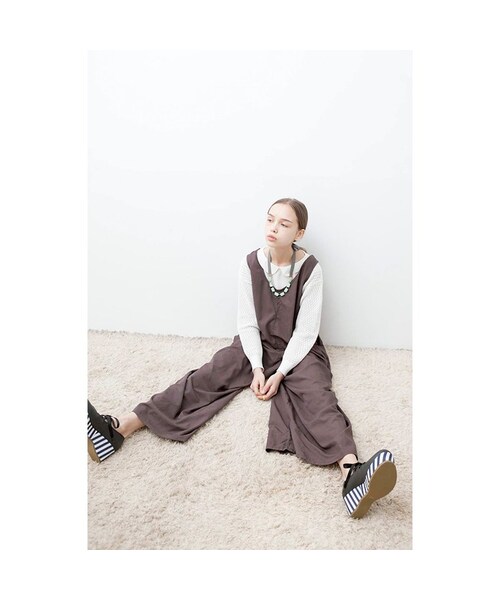 haco!(ハコ)の「pilvee リボンとストライプのウェッジヒールパンプス:チャコール(パンプス・レディース・Various・1 /2 /3 /4 /5 /6 /7 )」の10枚目の写真