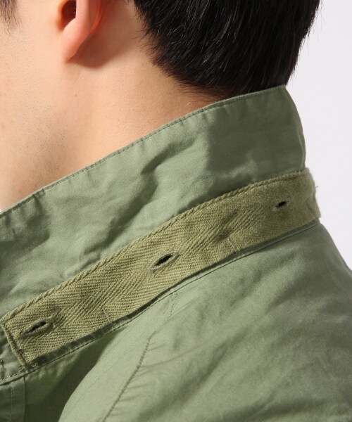 RAGEBLUE（レイジブルー）の「＜2WAY仕様＞ロングシャツ（トップス・メンズ・ホワイト02/ブラック09/オリーブ78・Ｍ/Ｌ）」の19枚目の写真