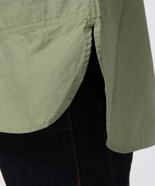 RAGEBLUE（レイジブルー）の「＜2WAY仕様＞ロングシャツ（トップス・メンズ・ホワイト02/ブラック09/オリーブ78・Ｍ/Ｌ）」の17枚目の写真