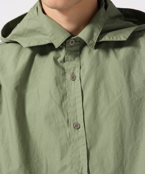 RAGEBLUE（レイジブルー）の「＜2WAY仕様＞ロングシャツ（トップス・メンズ・ホワイト02/ブラック09/オリーブ78・Ｍ/Ｌ）」の13枚目の写真