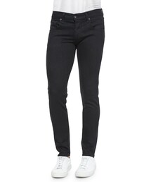 rag & bone | Rag & Bone Slim Skinny-Leg Denim Jeans, Black(デニムパンツ)