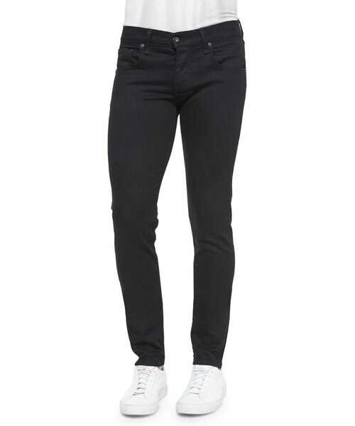 rag & bone(ラグアンドボーン)の「Rag & Bone Slim Skinny-Leg Denim Jeans, Black(デニムパンツ・メンズ・BLACK・38/32/33/36/34/31/30)」の1枚目の写真