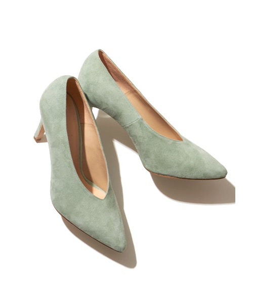 emmi（エミ）の「【emmi atelier】ヒールパンプス（パンプス・レディース・GRY/BLK/MNT・36/37/38）」の3枚目の写真