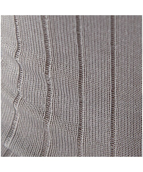 靴下屋（クツシタヤ）の「ガーゼ調リブショートソックス（ソックス・靴下・レディース・サラシ/シルバーグレー/クロ/イエロー・22.0～24.0cm）」の12枚目の写真