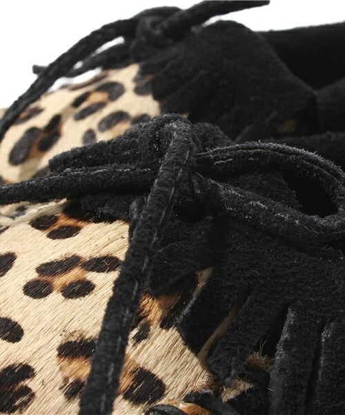 Minnetonka(ミネトンカ)の「【MINNETONKA】レオパードスエードモカ (821602)(パンプス・レディース・ブラック/ブラウン/ベージュ・35/36/37/38)」の9枚目の写真