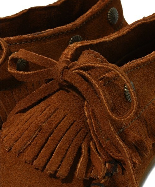 Minnetonka（ミネトンカ）の「【MINNETONKA】フリンジモカ　（821605）（モカシン/デッキシューズ・レディース・ブラック/ブラウン/キャメル・35/36/37/38）」の8枚目の写真