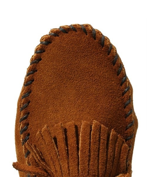 Minnetonka（ミネトンカ）の「【MINNETONKA】フリンジモカ　（821605）（モカシン/デッキシューズ・レディース・ブラック/ブラウン/キャメル・35/36/37/38）」の7枚目の写真