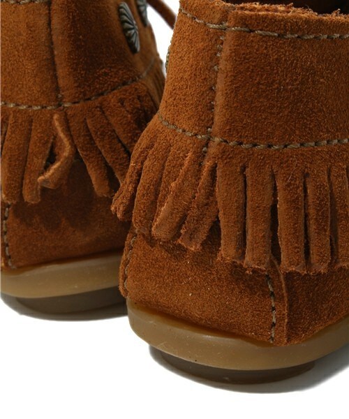 Minnetonka（ミネトンカ）の「【MINNETONKA】フリンジモカ　（821605）（モカシン/デッキシューズ・レディース・ブラック/ブラウン/キャメル・35/36/37/38）」の11枚目の写真