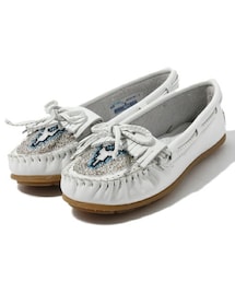 Minnetonka | ビーズ刺繍スムースモカシン　（831603）(モカシン/デッキシューズ)