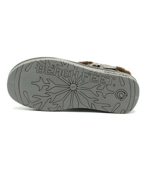 BEACH FEET(ビーチフィート)の「【BEACH FEET】ファー ミニ ムートン (833004)(ブーツ・レディース・ブラック/グレー/ダークブラウン・35/36/37/38)」の5枚目の写真