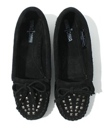 Minnetonka | ダブルスタッズ モカシン (831622) (モカシン/デッキシューズ)
