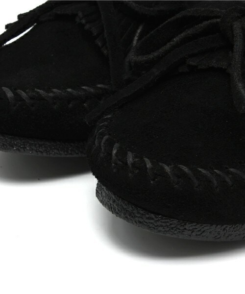 Minnetonka（ミネトンカ）の「KILTY WEDGE　（841638）（モカシン/デッキシューズ・レディース・ブラック/グレー・35/36/37/38）」の6枚目の写真