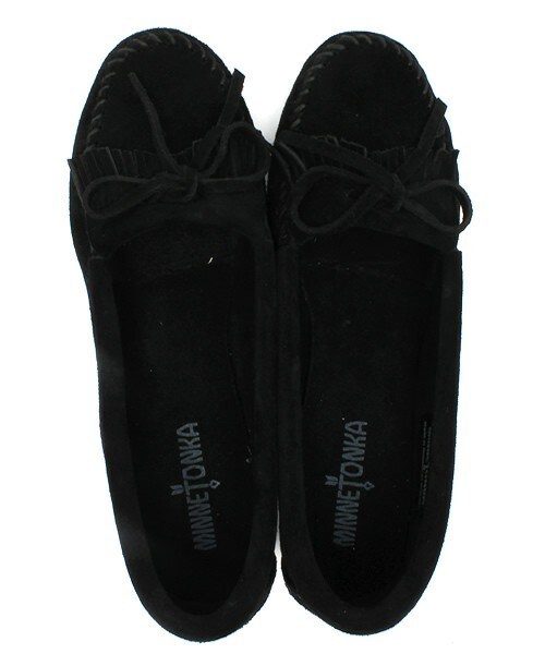 Minnetonka（ミネトンカ）の「KILTY WEDGE　（841638）（モカシン/デッキシューズ・レディース・ブラック/グレー・35/36/37/38）」の8枚目の写真