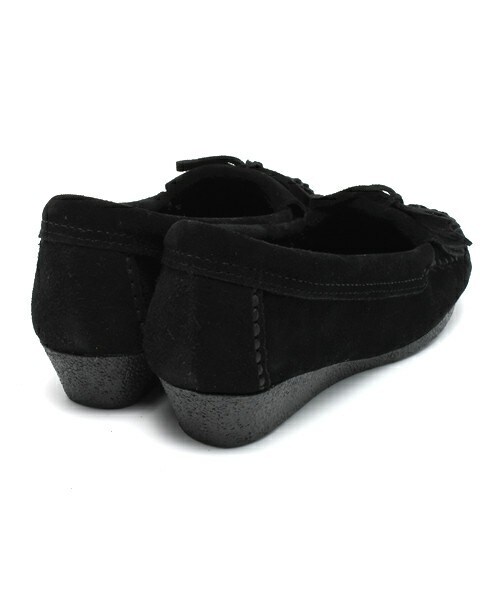 Minnetonka（ミネトンカ）の「KILTY WEDGE　（841638）（モカシン/デッキシューズ・レディース・ブラック/グレー・35/36/37/38）」の5枚目の写真