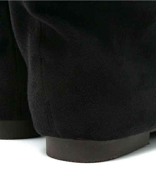 Bridget Birkin（ブリジットバーキン）の「後ろ編み上げクシュクシュハーフブーツ　（143101）（ブーツ・レディース・ブラック/ダークグレー・SMALL/MEDIUM/LARGE/X-LARGE）」の9枚目の写真