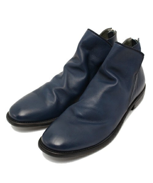 nil admirari(ニルアドミラリ)の「【nil admirari】 Short Back Zipper 2015SS(ブーツ・メンズ・ブラック/ブルー・40/41/42/43)」の2枚目の写真