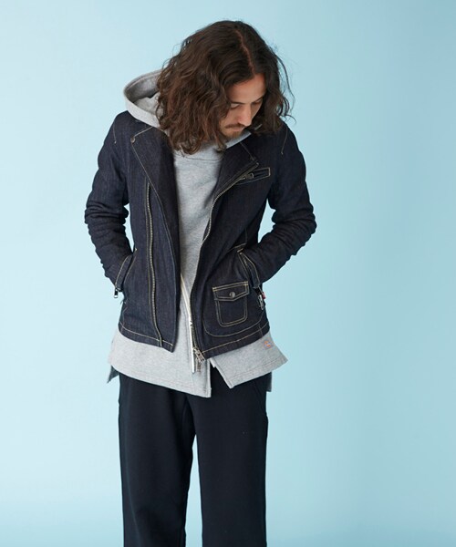 glamb（グラム）の「GB15AT / RLX01 :Watson riders（ジャケット/アウター・メンズ・Indigo・Size1/Size2/Size3/Size4）」の10枚目の写真