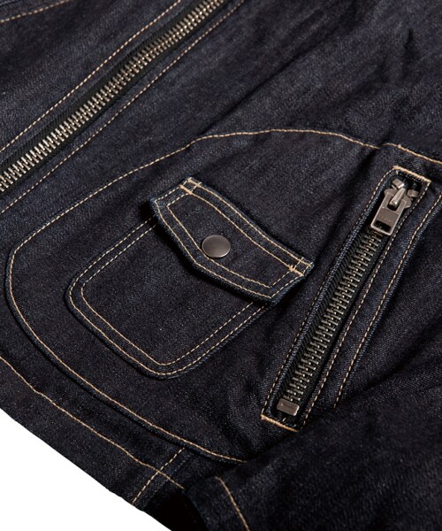 glamb（グラム）の「GB15AT / RLX01 :Watson riders（ジャケット/アウター・メンズ・Indigo・Size1/Size2/Size3/Size4）」の3枚目の写真