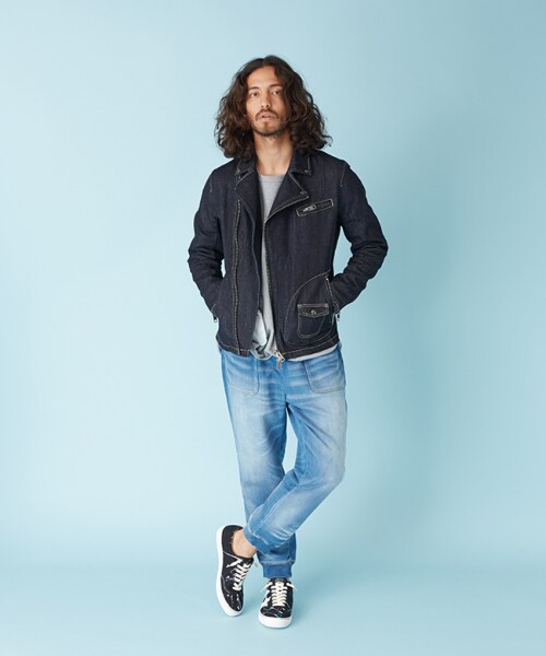 glamb（グラム）の「GB15AT / RLX01 :Watson riders（ジャケット/アウター・メンズ・Indigo・Size1/Size2/Size3/Size4）」の11枚目の写真