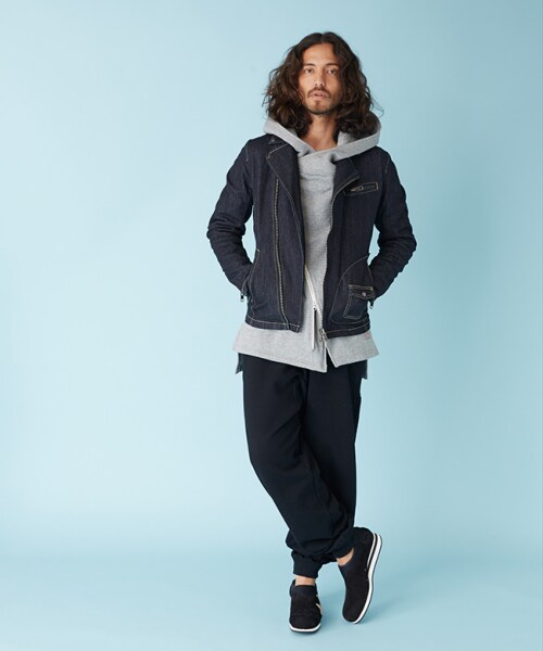 glamb（グラム）の「GB15AT / RLX01 :Watson riders（ジャケット/アウター・メンズ・Indigo・Size1/Size2/Size3/Size4）」の8枚目の写真