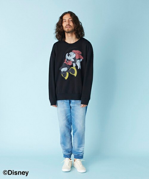 【美品】glamb デニム スウェット リブ パンツ GB15AT / P07 : Emily easy denim サイズ3 glamb GB15AT⁄P07-Emily easy denim-エミリーイージー デニム グラム