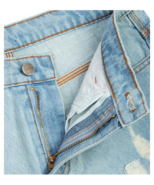 plain-me（プレインミー）の「仿舊破壞感牛仔短褲（その他・メンズ・淺藍/深藍・S/M/L）」の5枚目の写真