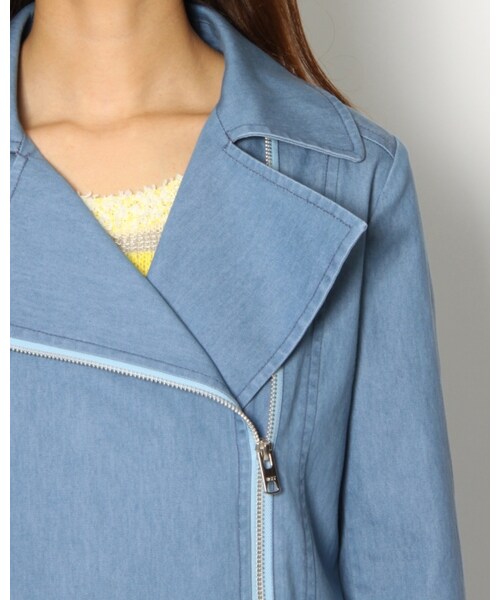 VICKY(ビッキー)の「ダスティベントロングコート(ジャケット/アウター・レディース・ブルー・S/M)」の3枚目の写真