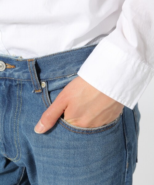 RAGEBLUE（レイジブルー）の「ダメージ加工デニム（パンツ・メンズ・ホワイト02/ブルー85・Ｍ(30インチ)/Ｌ(32インチ)）」の9枚目の写真