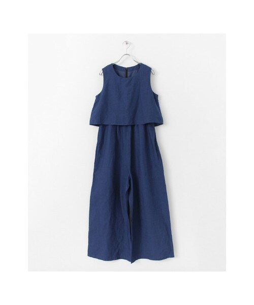 KBF（ケイビーエフ）の「インディゴワイドコンビネゾン（パンツ・レディース・L/BLUE/NAVY・one）」の2枚目の写真