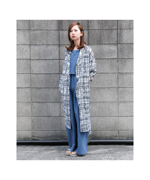 KBF（ケイビーエフ）の「インディゴワイドコンビネゾン（パンツ・レディース・L/BLUE/NAVY・one）」の13枚目の写真