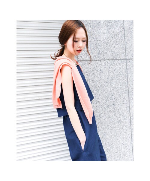 KBF（ケイビーエフ）の「インディゴワイドコンビネゾン（パンツ・レディース・L/BLUE/NAVY・one）」の8枚目の写真