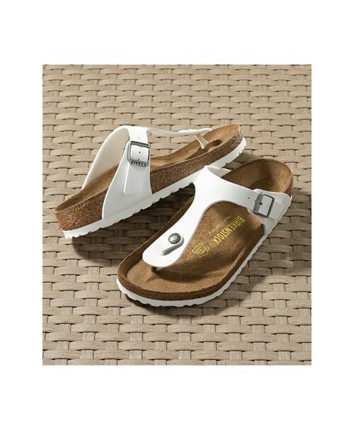 BIRKENSTOCK(ビルケンシュトック)の「Birkenstock 'Gizeh' Birko-Flor Thong Sandal (Women)(サンダル・レディース・White・6-6.5US / 37EU D/5-5.5US / 36EU D/9-9.5US / 40EU D/7-7.5US / 38EU D/10-10.5US / 41EU D/11-11.5US / 42EU D/8-8.5US / 39EU D)」の3枚目の写真