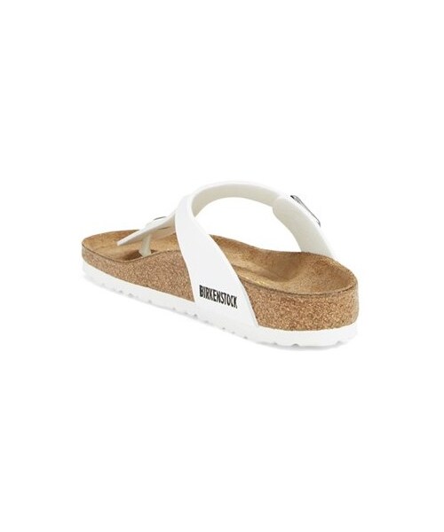 BIRKENSTOCK(ビルケンシュトック)の「Birkenstock 'Gizeh' Birko-Flor Thong Sandal (Women)(サンダル・レディース・White・6-6.5US / 37EU D/5-5.5US / 36EU D/9-9.5US / 40EU D/7-7.5US / 38EU D/10-10.5US / 41EU D/11-11.5US / 42EU D/8-8.5US / 39EU D)」の5枚目の写真