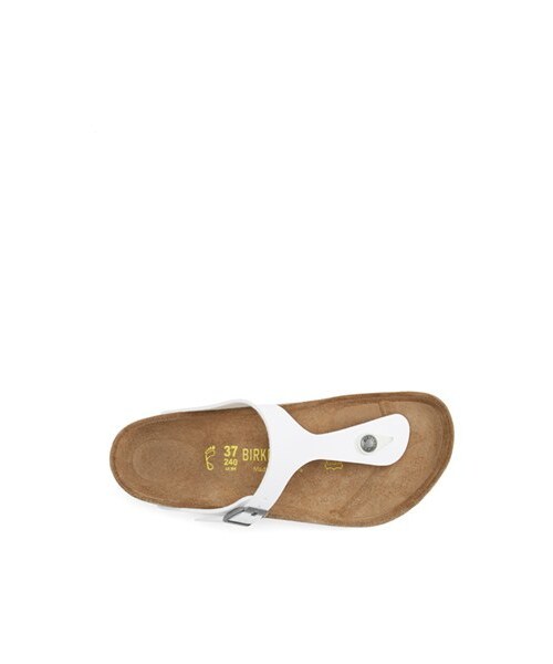 BIRKENSTOCK(ビルケンシュトック)の「Birkenstock 'Gizeh' Birko-Flor Thong Sandal (Women)(サンダル・レディース・White・6-6.5US / 37EU D/5-5.5US / 36EU D/9-9.5US / 40EU D/7-7.5US / 38EU D/10-10.5US / 41EU D/11-11.5US / 42EU D/8-8.5US / 39EU D)」の4枚目の写真