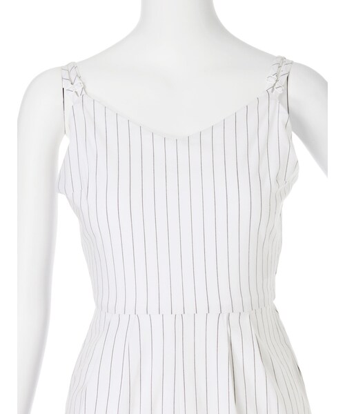 MURUA（ムルーア）の「【MODE】Wストラップキャミオールインワン（オールインワン・サロペット・レディース・ブラック/ミックス・1/2）」の6枚目の写真