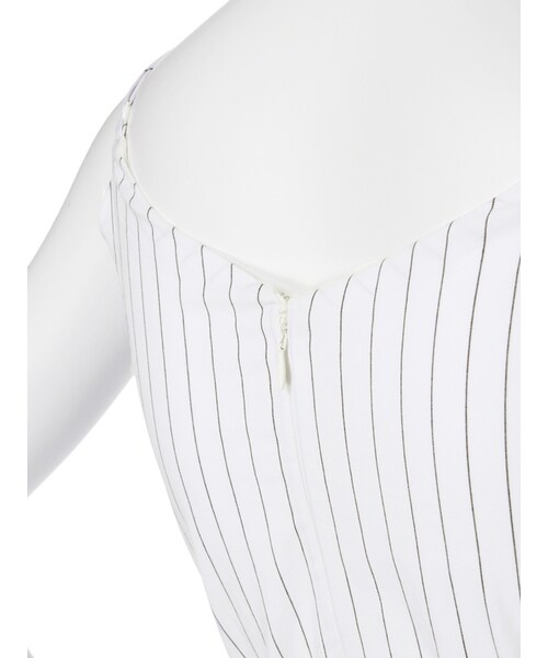 MURUA（ムルーア）の「【MODE】Wストラップキャミオールインワン（オールインワン・サロペット・レディース・ブラック/ミックス・1/2）」の8枚目の写真