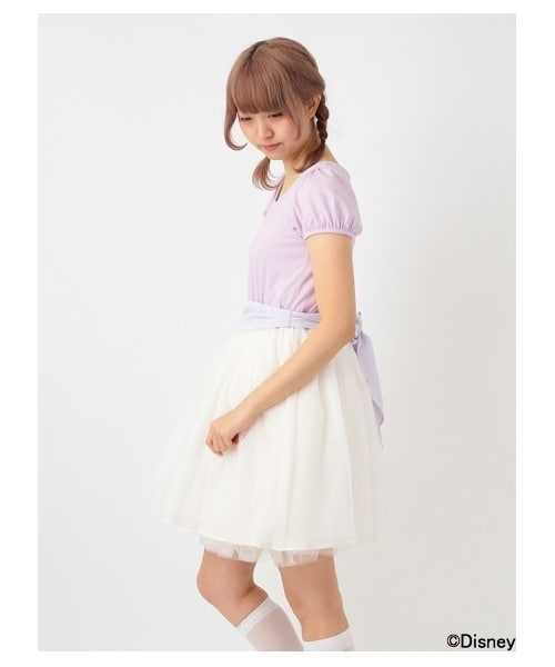 E hyphen world gallery Bon Bon(イーハイフンワールドギャラリーボンボン)の「【Daisy Duck】 One Piece(ワンピース・レディース・ライトピンク/サックスブルー/ラベンダー・F)」の5枚目の写真