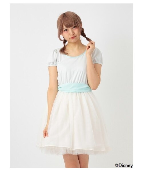E hyphen world gallery Bon Bon(イーハイフンワールドギャラリーボンボン)の「【Daisy Duck】 One Piece(ワンピース・レディース・ライトピンク/サックスブルー/ラベンダー・F)」の1枚目の写真